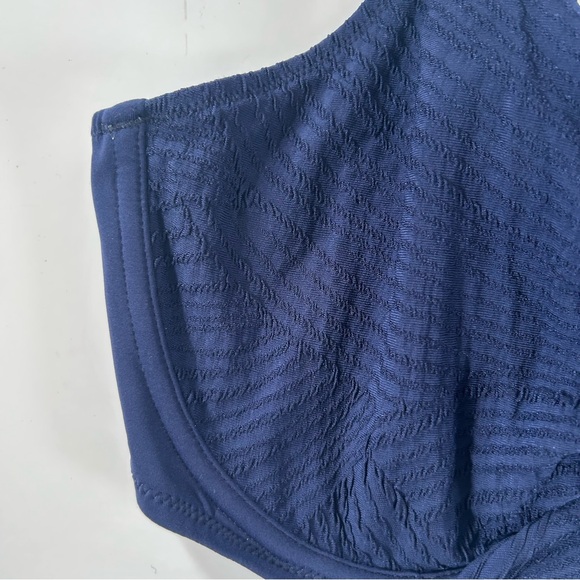 Fantasie Ottawa Wrap Full Cup Bikini Top Ink Navy 36FF (EU)/ 36H (US) - Picture 5 of 13